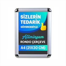 A4 Alüminyum Rondo Çerçeve 30 Adet