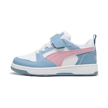 Puma Rebound V6 Lo Ac Çocuk Spor Ayakkabı Beyaz
