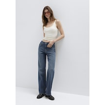 Mavi - Lovely Classic Denim Puslu Koyu Mavi Jean Pantolon 1012645-a3167