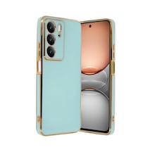 Newface - 406 - Realme C75 4g Kılıf Volet Silikon - - Ece-umay - Açık Yeşil