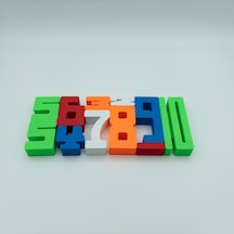 3d Montessori Sayı Blokları Okul Öncesi Eğitici Oyuncak