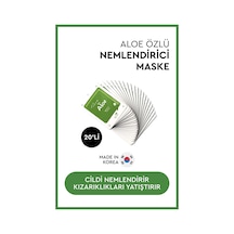 Mjcare On Aloe Mask - Aloe Vera Özlü Yüz Maskesi 20'li