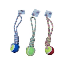 Cans Brc-2 Tenis Toplu Tutamaçlı Halat Oyuncak 35 Cm