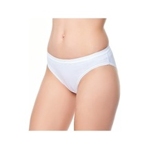 Tutku 12 'li Bayan Suyolu Bikini Külot Beyaz Beyaz