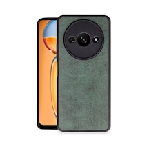 Redmi A3 4g Kılıf Aras Deri Kapak - Koyu Yeşil Bz8683140744052
