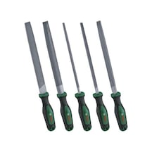 5 Parça Metal Eğe Seti 200 Mm İle Orta Pürüzlülük
