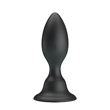 Truva Shop Titreşimli Anal Ve Vajinal Tıkaç Vantuzlu Anal Plug Anal Tıpa