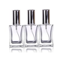 Hyd Cam Yeniden Doldurulabilir Sprey 3 Kolonya Parfüm Şişesi 50 Ml - Boş Şişe 3 Adet Tek Renk