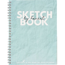 Fanart Academy Sketch Book 120 Gr Spiralli 50 Yp A5 Turkuaz 8671