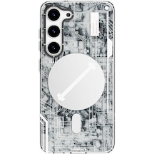 Galaxy S23 Kılıf Magsafe Şarj Özellikli YoungKit Technology Serisi Kapak