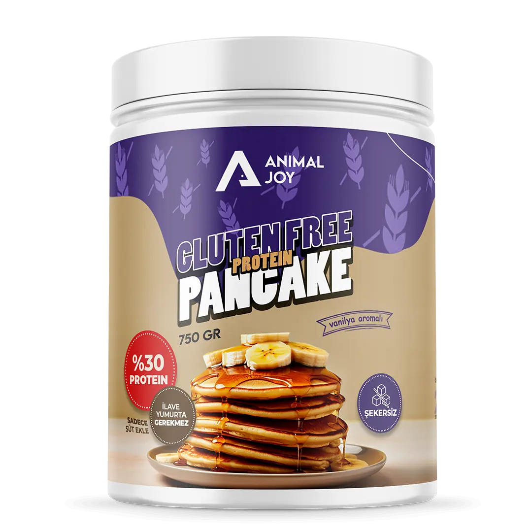 Glutensiz Protein Pankek Mix Vanilya Aromalı 750 Gr 15 Servis