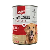 Jazzy Zero Graın Tahılsız Etli Beef Yetişkin Köpek Konservesi 380 Gr