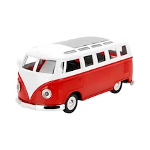 Sesli Ve Işıklı Minibüs 14 Cm Kırmızı
