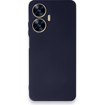 Realme C55 Kılıf First Silikon - Lacivert Diğer