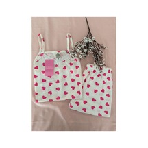 Mh Moony Homewears Pembe Kalp Askılı Şortlu Yazlık Pijama Takımı Çok Renkli Pembe
