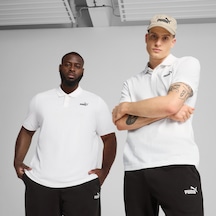 Puma Essentials Erkek Beyaz Polo Tişört 682552-02 Beyaz
