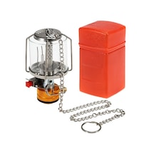 Szypzstore Açık Kamp Gaz Fener Piezo Ateşleme Taşınabilir Mini Çadır Lambası Işık Ekipmanları Pişirme Aksesuarları 08k39q Gümüş