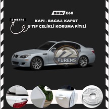 Bmw E60 Oto Araç Kapı Koruma Fitili 5metre Parlak Beyaz Renk