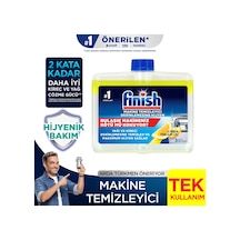 Finish Limon Kokulu Sıvı Bulaşık Makinesi Temizleyici 250 ML