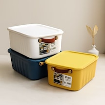 Renkli Kapaklı Organizer Kutu 10l 35x25x15 Cm Çok Renkli