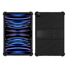 Apple Uyumlu iPad Pro 13 2024 Tablet İçin Standlı Silikon Kılıf-al3309