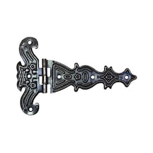 Dekoratif, Sac Tek Kuyruklu Menteşe - 69x102 Mm, Büyük, Eskitme, 1 Adet Renkli
