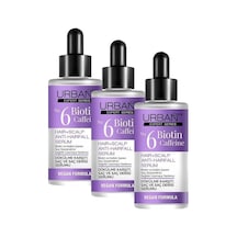 Expert No.6 Biotin Caffeine Dökülme Karşıtı Saç Bakım Serumu, 50 Mililitre, Vegan 3 Paketi