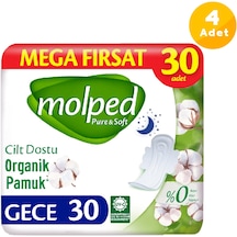 Molped Pure & Soft Mega Fırsat Paketi Gece 4 x 30'lu