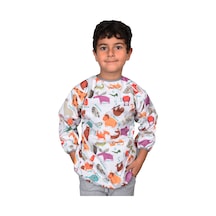 Yorni 4-7 Yaş, Zoo, Sıvı Geçirmez, Çocuk Aktivite Boyama Önlüğü