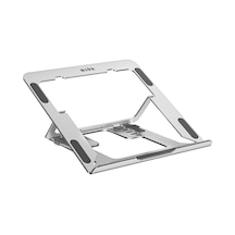 2 Adet S-link Sl-al11 Gümüş 6 Açılı Katlanabilir Alüminyum Laptop Stand