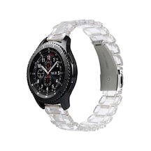 Amazfit Gtr 42Mm Kordon 20Mm Şeffaf Baklalı Kordon