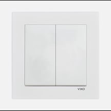 Viko Karre 55 Beyaz Impulse Komütatör C1
