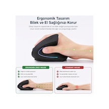 Kenly JSY-1 Kablosuz Ergonomik Dikey Mouse