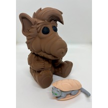 Alf 3d Figürü Kedi İle