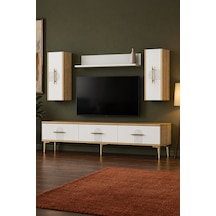 Tvr1815db İda Tv Ünitesi Takımı Safirmeşe-beyaz 180cm Safirmeşe - Beyaz