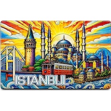 İstanbul Temalı Silikon Buzdolapı Süsü Magnet Alk5377 Standart
