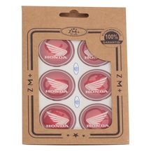HONDA Koruma Takozu Damla Etiket Sticker Ø39 mm KIRMIZI