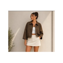 Karol-kahve-ckt-7 Karol Kahve Bomber Ceket Kahverengi