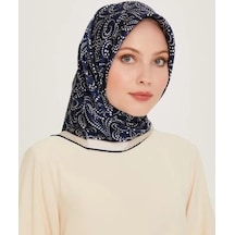 Armine İpek Eşarp 2025 Kış - 9246-07 Lacivert Twill Lacivert
