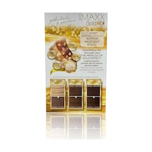 Maxx Deluxe Serisi 24k Altın Parçacıklı Serum İle 1 Kutu 2 X 50 Ml Ve Geliştiriciler Saç Boyası Açık Kumral 8.0