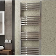 500x800 Krom Kare Dizayn İngiliz Model Havlupan Radyator Isıtıcı