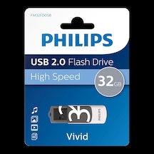 Phılıps 32gb Usb 2.0 25/10mb/s Fm32fd05b/00