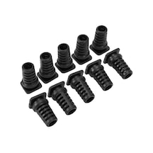 100 Adet - Xd-08 Plastik Kapsama Tapası 6.5x2mm Klips Uç Koruyucu, 5.2mm İç Çap