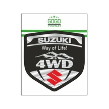 Suzukı 4wd Siperlik Damla Sticker Çok Renkli