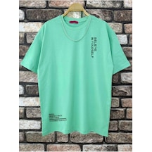 Altamira Erkek Believe Baskılı Oversize T-shirt 001