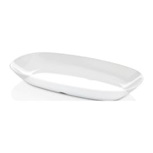 Melamin Oval Kayık Tabak 15 Cm 12 Adet Beyaz