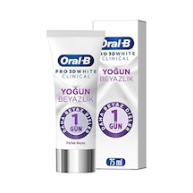 Oral-b Pro 3d White Clinical Yoğun Beyazlık Parlak Beyaz Diş Macunu 75 Ml 8'li Avantaj Paketi Mıch