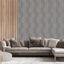 Vera Duvar Kağıdı Geometrik Desenli Non-woven Kağıt Taban Vinil Kaplı