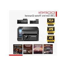 3 Kanallı Araç Kamerası, Ön Arka Ve İç Görüntü İle Full Hd Kayıt
