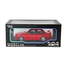 Hobbiez World Bmw M3 E30 Premium Die-cast Kırmızı 1/24 Model Araba